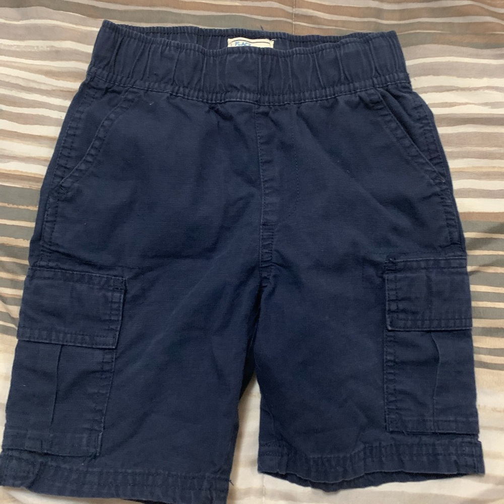 Blue shorts for {boys size 5}